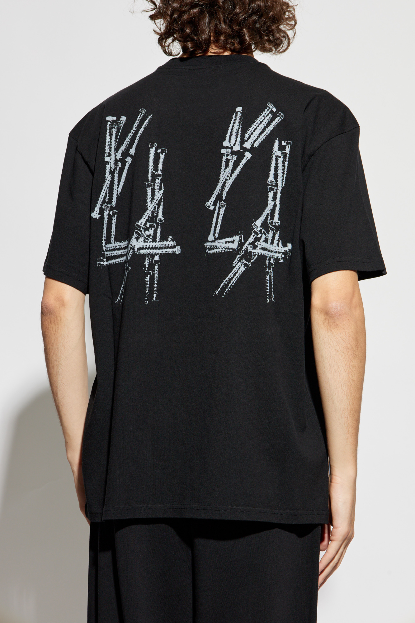 Tシャツ・カットソー 44 LABEL GROUP Men T-shirt Black 1 B0030556FA528 P395 Black cotton t-shirt 44 label group - men - 44 LABEL GROUP